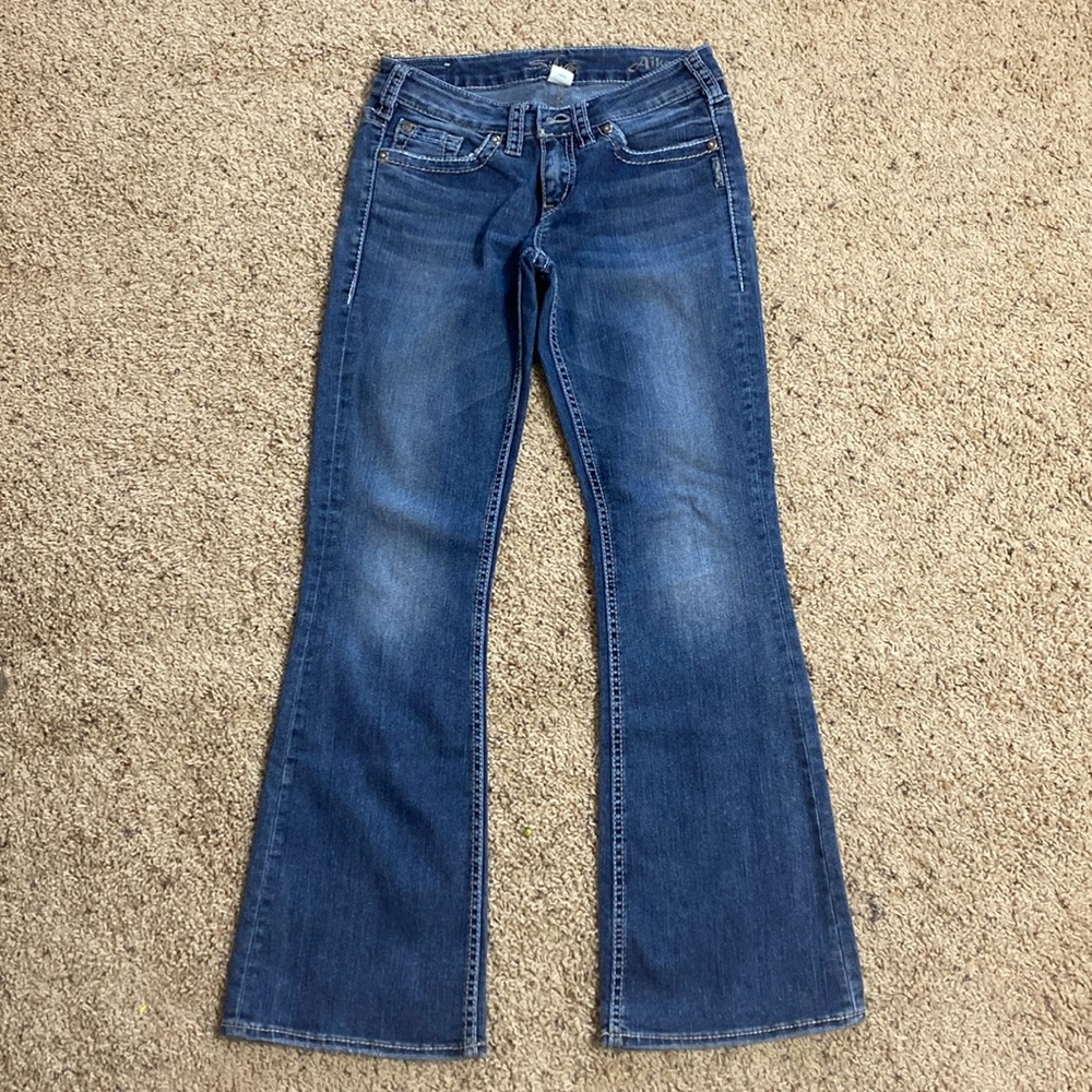 Silver Aiko bootcut jeans